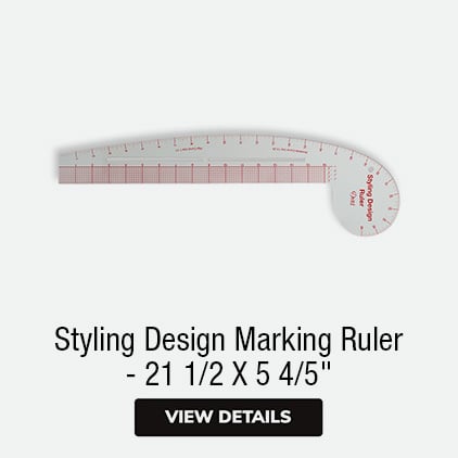 French Curve Tailor Ruler - Metal 24 - WAWAK Sewing Supplies