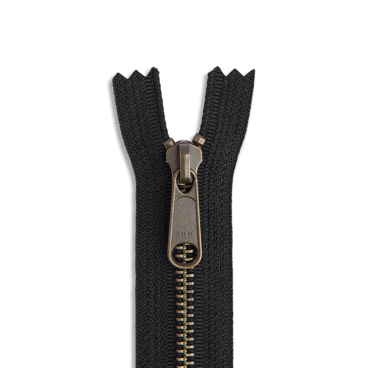 YKK #5 Antique Brass Long Pull Bag Zipper - WAWAK Sewing Supplies
