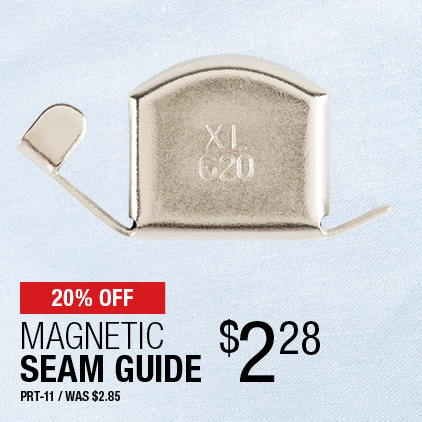 20% Off Magnetic Seam Guide $2.28 / PRT-11 / Was $2.85.