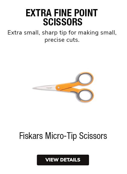 Fiskars Mirco-Tip Scissors | Fiskars Micro-Tip Embroidery Scissors | Fiskars Micro-Tip