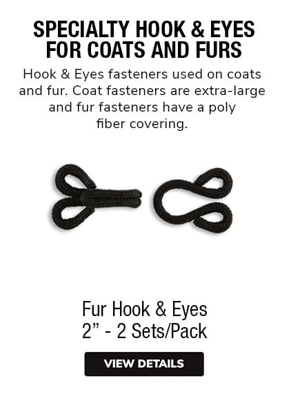 Hook & Straight Eyes Set 144 Sets/Pack