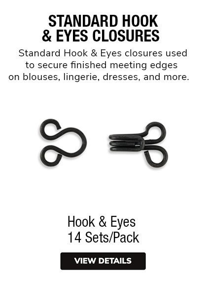 Betoplin 30 Sets Covered Hook and Eye Sewing Closures for Clothing Fur Coat  Jackets : Arts, Crafts & Sewing, Hook And Eye Closures For Clothing