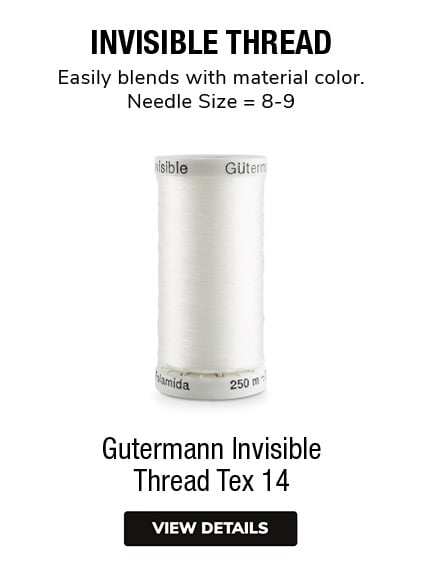 Gutermann Invisible Thread Tex 14 274 yds.