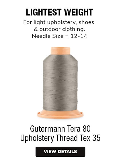 Gutermann Tera Polyester Multifilament Thread - Tex 35 - 874 yds. - WAWAK  Sewing Supplies