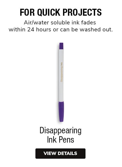  Dritz 677-60 Disappearing Ink Marking Pen, Purple, 8.75 x 2.88  x 0.63