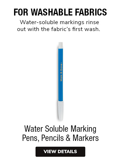 Water Soluble Fabric Pens