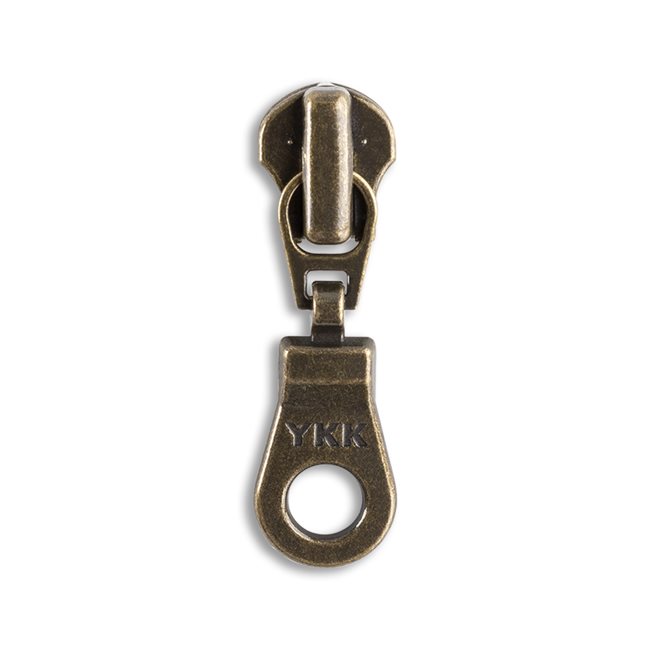 YKK #4.5 Brass Donut Pull Bag Zipper - WAWAK Sewing Supplies