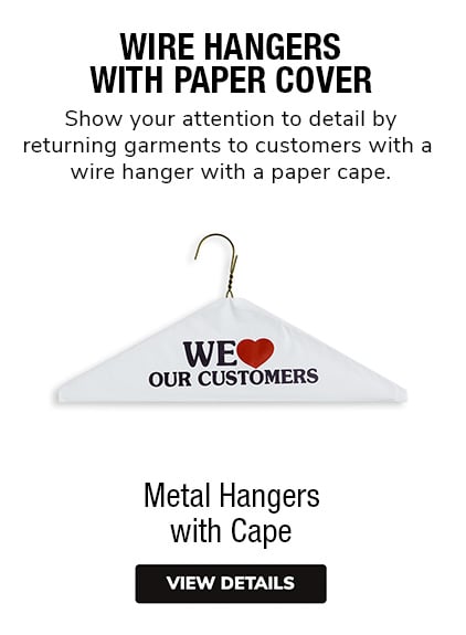 metal hangers with cape