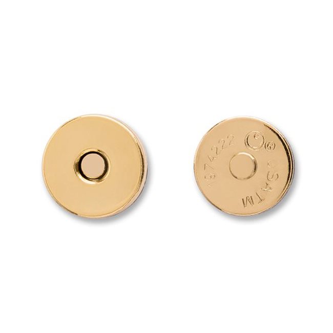 Bag Hardware - Magnetic Snaps - 3/4 - Gunmetal - 2 piece