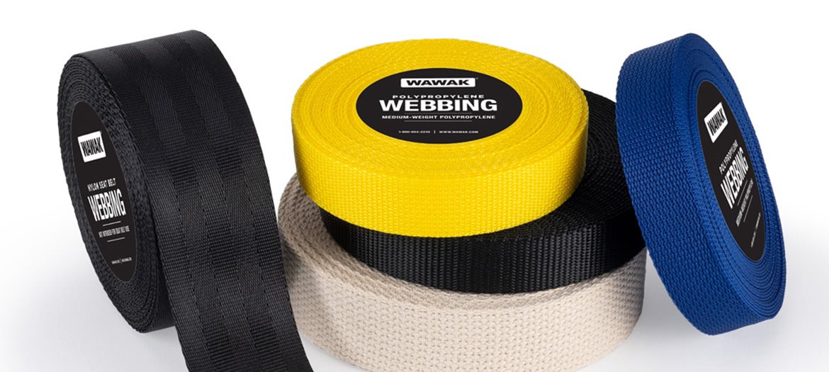 GCP Products Cotton Webbing, Classic 1.5 Inch 2 Inch Heavy Duty Webbing  Straps P