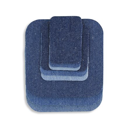 Denim Iron On Mending Patches - 12/Pack - Assorted Colors & Sizes - WAWAK  Sewing Supplies