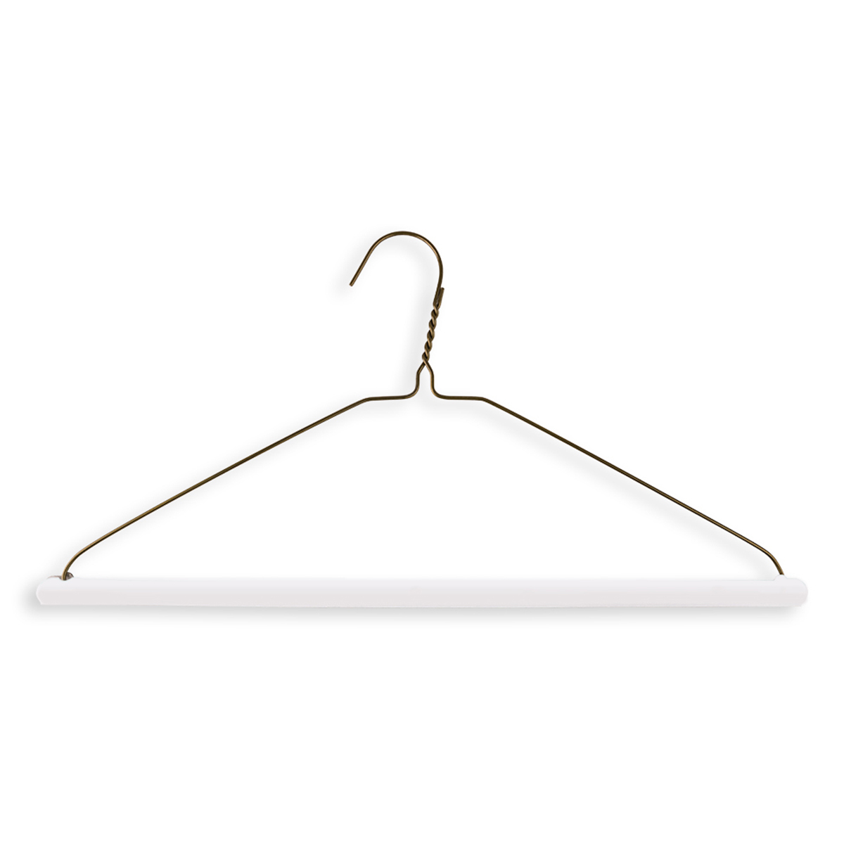 WAWAK Commercial Grade Metal Shirt Hangers - 18 Length/ 14.5 Gauge - 100/Box  - White - WAWAK Sewing Supplies