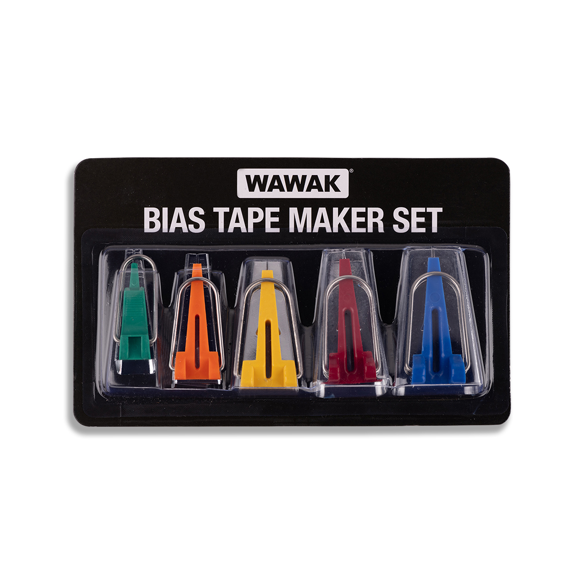 5pcs Bias Tape Maker Set - Assorted Colors