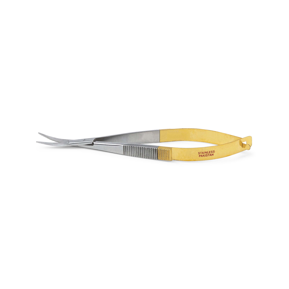 Micro Scissors Angled 120 degree Spring Action 7  inches Round