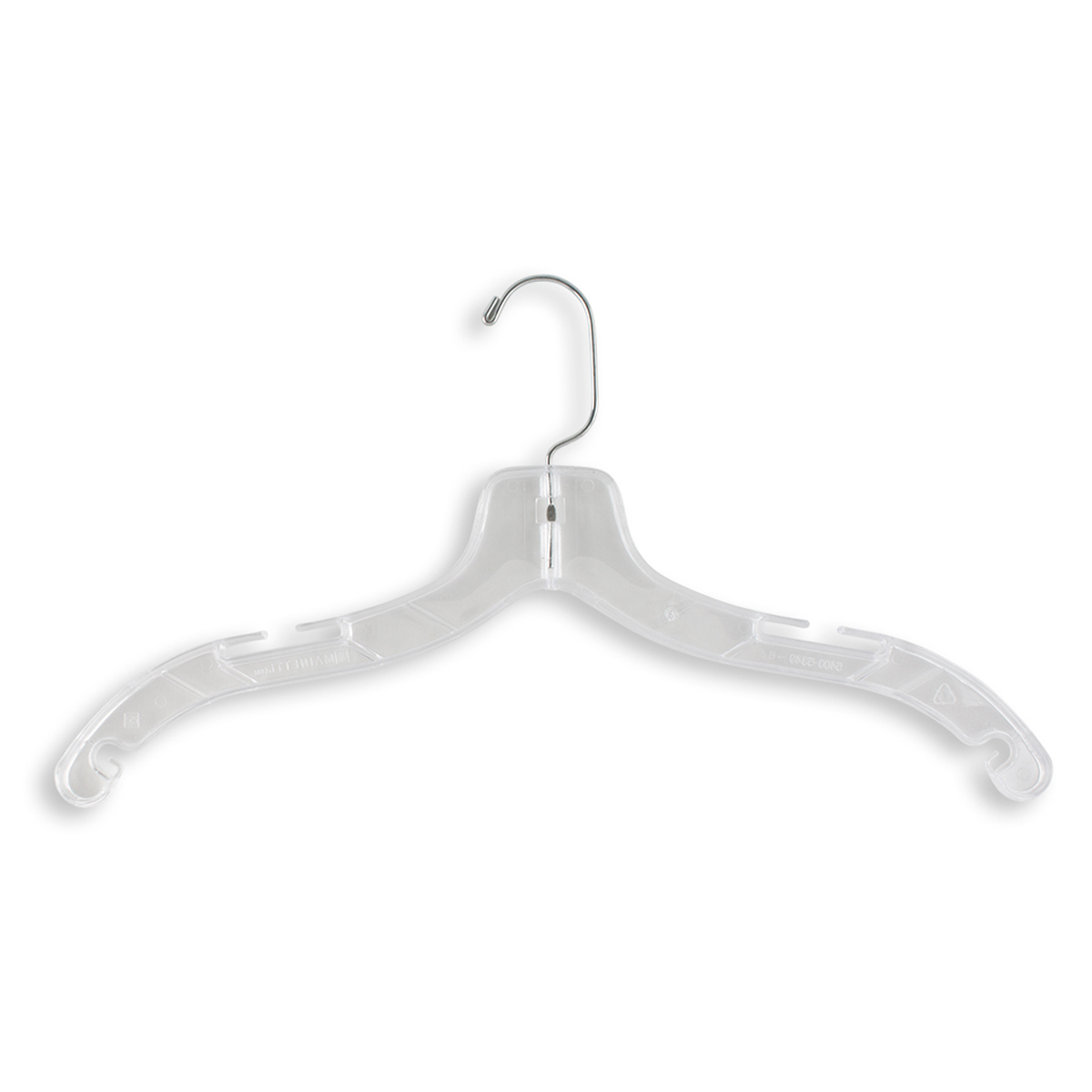 Plastic Dress Hangers - 17 Length/ 4 15/16 Neck - 100/Box