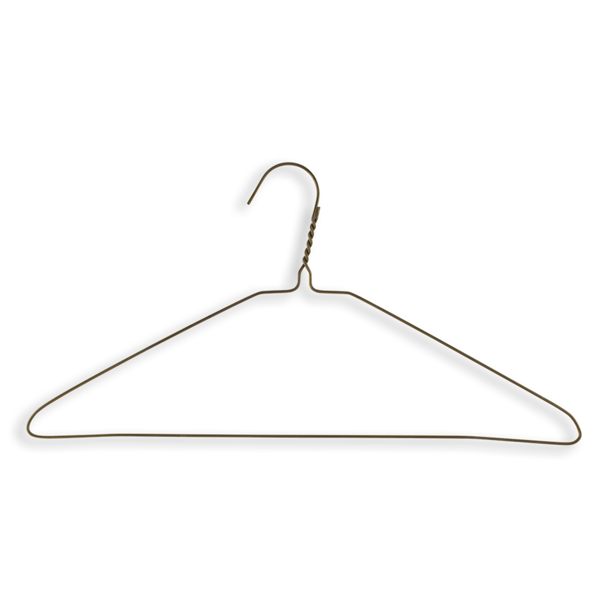 HANGERWORLD Silver Metal Wire Clothes Hangers 16inch 13 Gauge Clothes  Garment Coat Hanger (20 Pack)