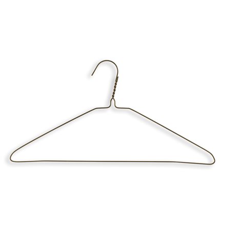 HANGERWORLD Pack of 50 Galvanised Steel Metal Coat Clothes Hangers with Plastic Coating in Mixed Colours 16 Inches Wide - 13 Gauge