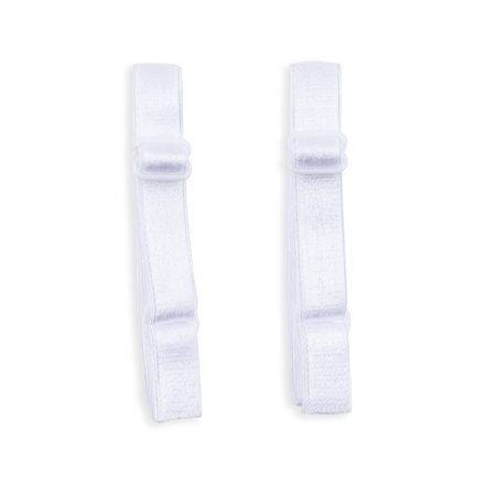 Elastic Adjustable Shoulder Straps - 1/2 X 15 1/2 - 1 Pair/Pack - White -  WAWAK Sewing Supplies