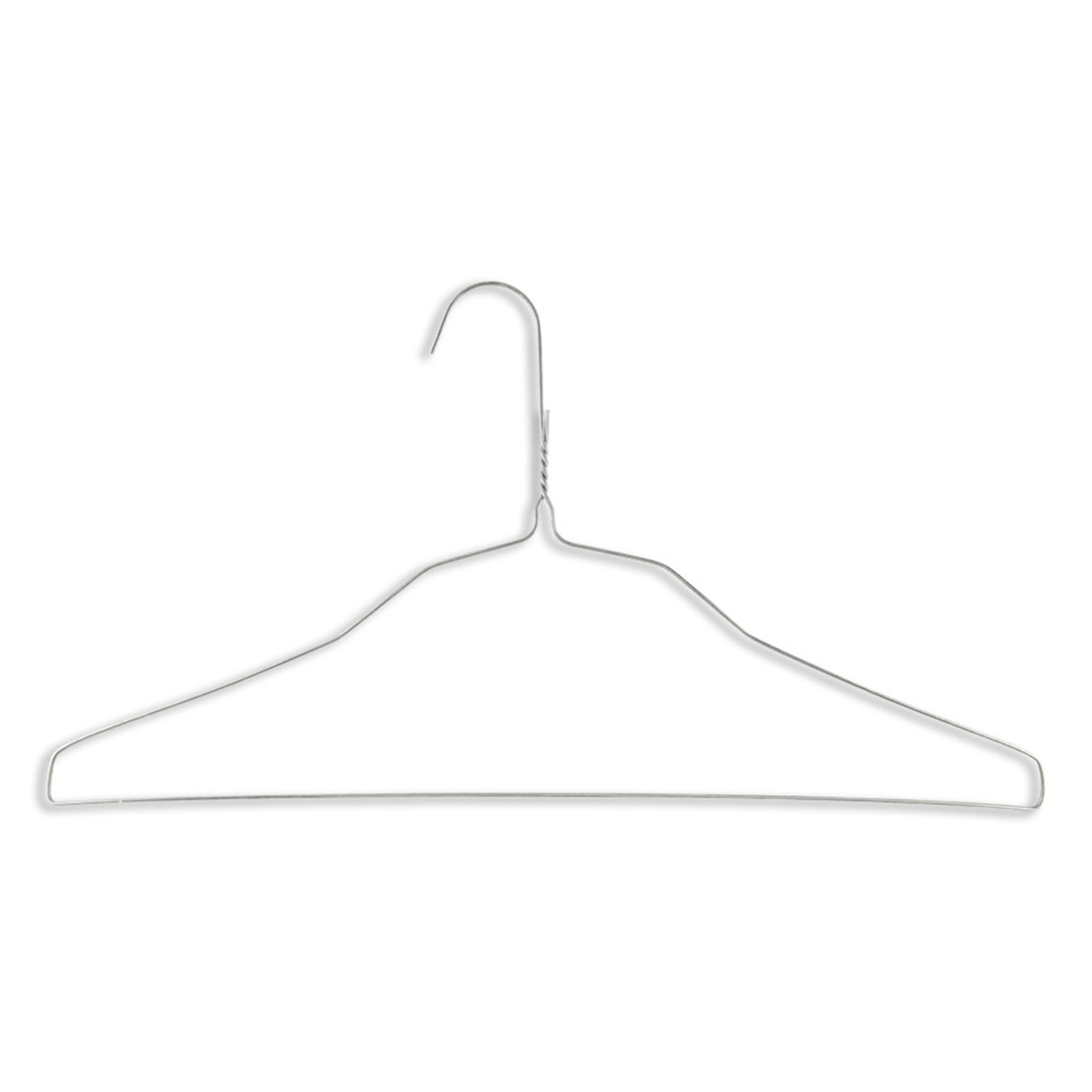 Metal Wire Hanger  Strong Black Coat Clothes Steel Water Proof