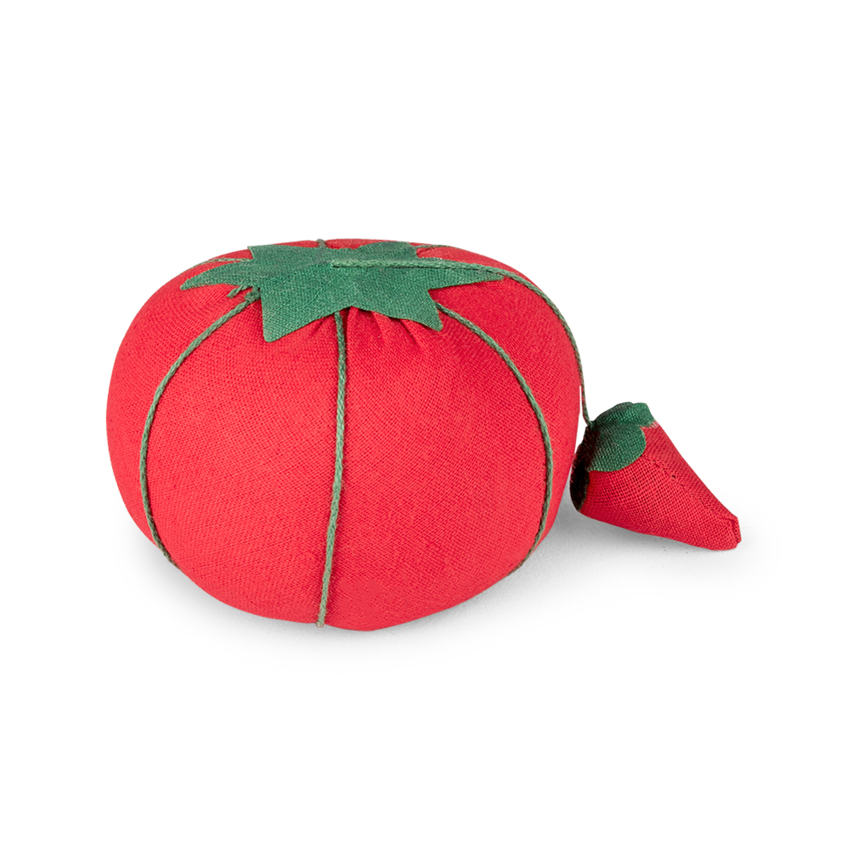 Tomato Pin Cushion - 2 3/4 - Red - WAWAK Sewing Supplies
