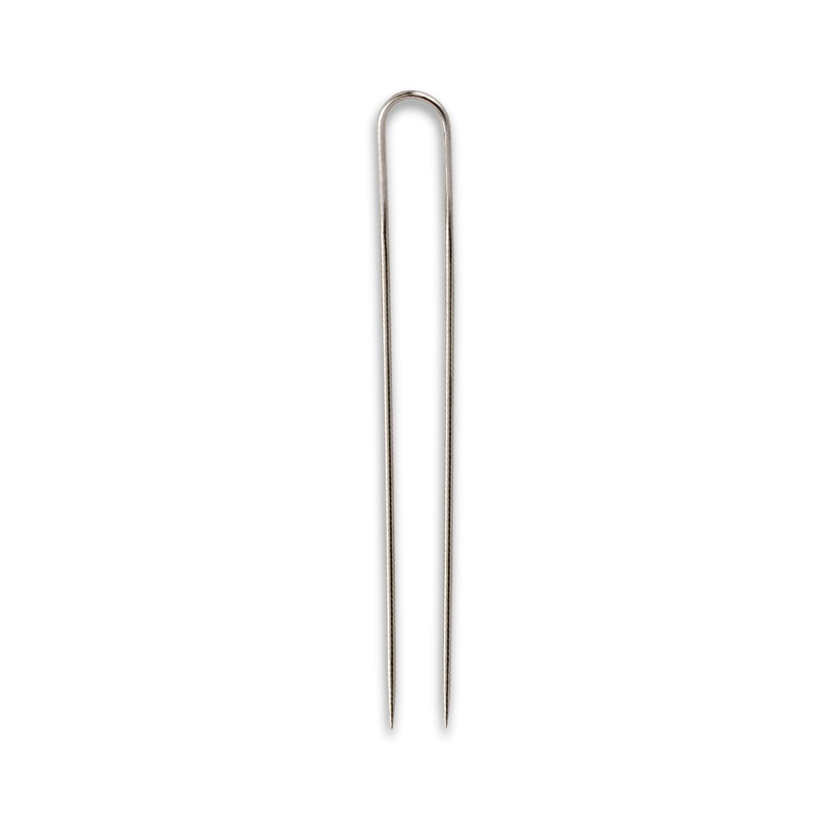 200Pcs Fork Pins, Stainless Steel Sewing U-Pins 0.7 Double Blocking Pin,  Silver
