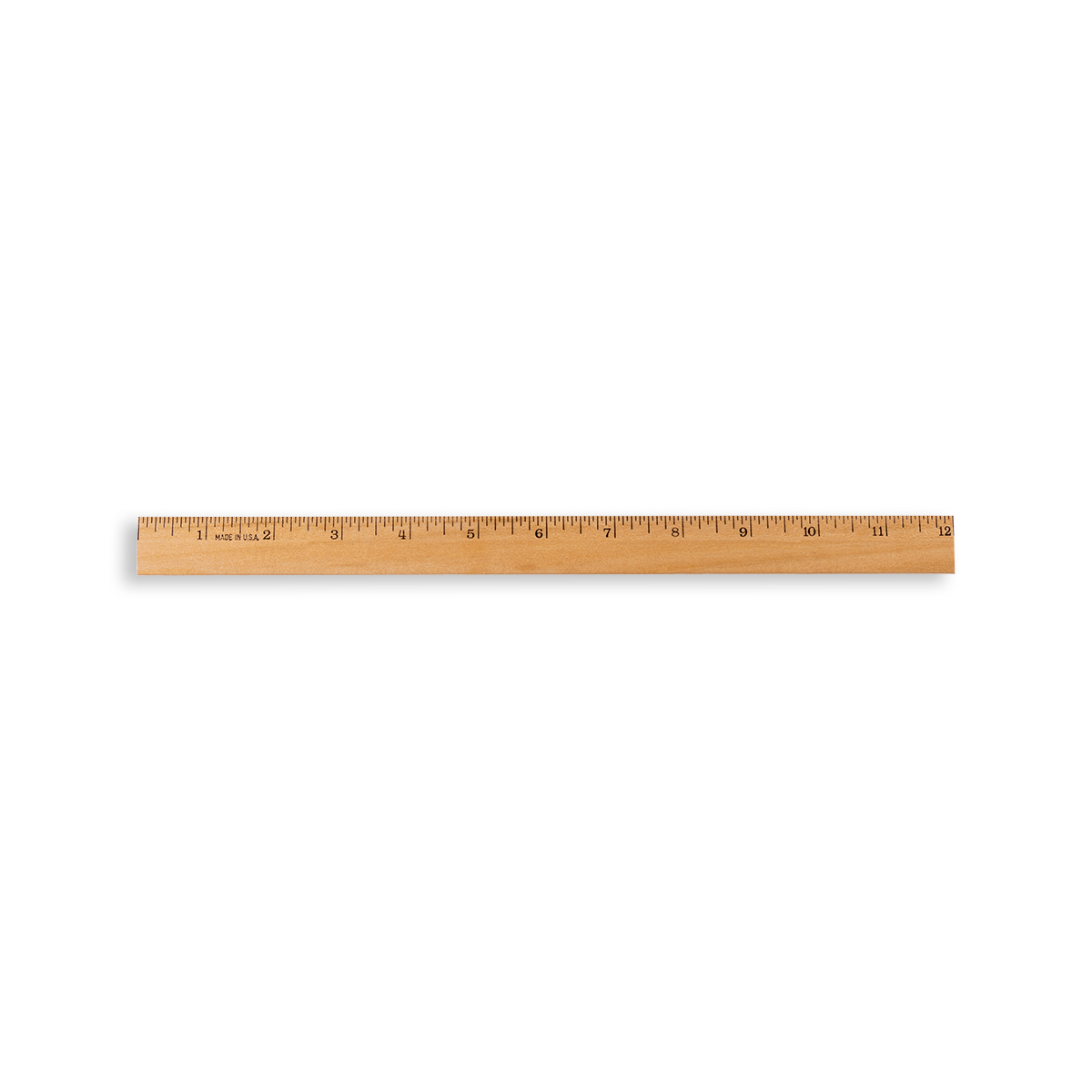 Hand-Dyed Turquoise + Gold Wooden Rulers