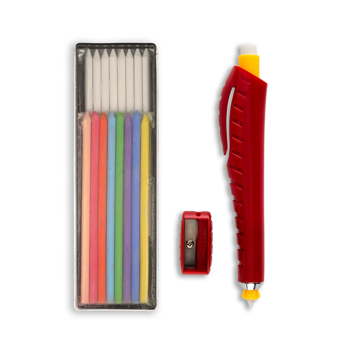 Aluminum Chalk Holder with Chalk - Assorted Color