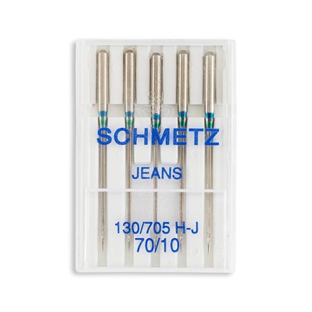 Schmetz Jeans Home Machine Needles - Size 12 - 15x1, 130/705 H-J - 5/Pack