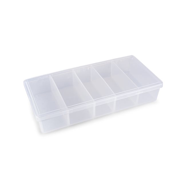 Clear Floss Organizer Case by Loops & Threads, 17 Comparments