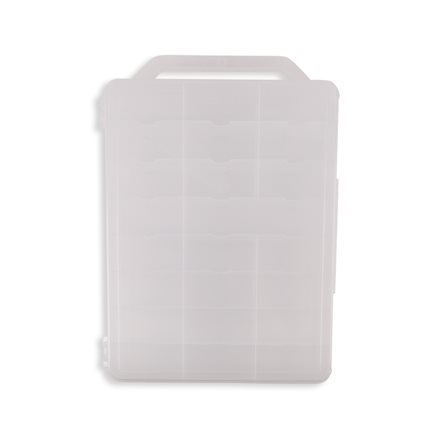 Creative Options Double-Sided 46-Compartment Thread Box - Clear - WAWAK  Sewing Supplies