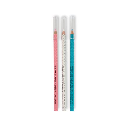 Clover Water Soluble Pencils 3/Pack Assorted Colors