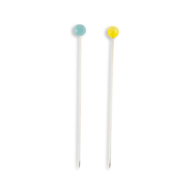 Glass Head Pins - #20 - 1 1/4 x 0.023 - 40/Pack - Assorted