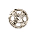 120 Sets 3 Sizes Sew Snap Buttons Metal Snap Fastener Buttons Press Button  for Sewing Clothing Silvery (8mm 10mm 13mm) 8mm-10mm-13mm 120sets