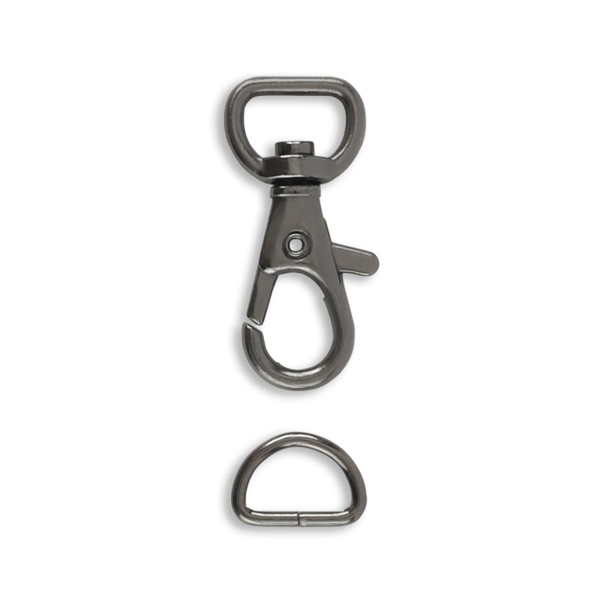 Dritz Swivel Hooks & D Rings 1/2in Nickel Bag & Tote Accessories, 1/2, 12ct